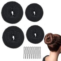 Donut Hair Bun Maker Kit LHAAAYF Ring Style Bun Maker Set w