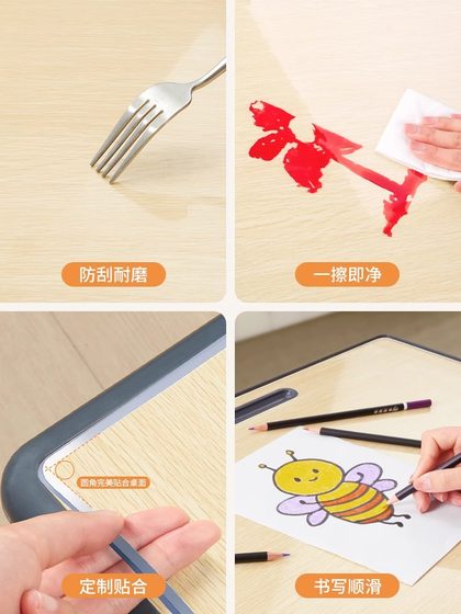 小学生桌垫透明专用课桌垫子儿童学习桌防水软玻璃桌布餐垫一年级