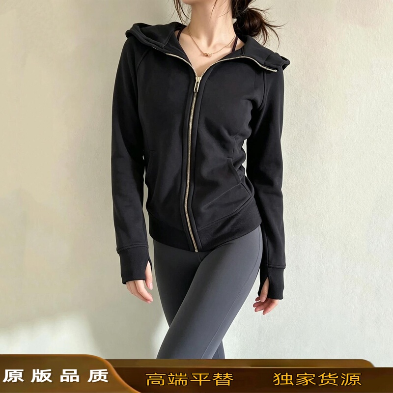 Pure Cotton Slim-Fit Sweatshirt Jacket for Women, Autumn Sscuba Style, Similar to the Original, Hooded Cardigan with Fleece, Casual Top Pure Cotton Slim-Fit Sweatshirt Jacket for Women, Autumn Sscuba Style, Similar to the Original, Hooded Cardigan with Fleece, Casual Top