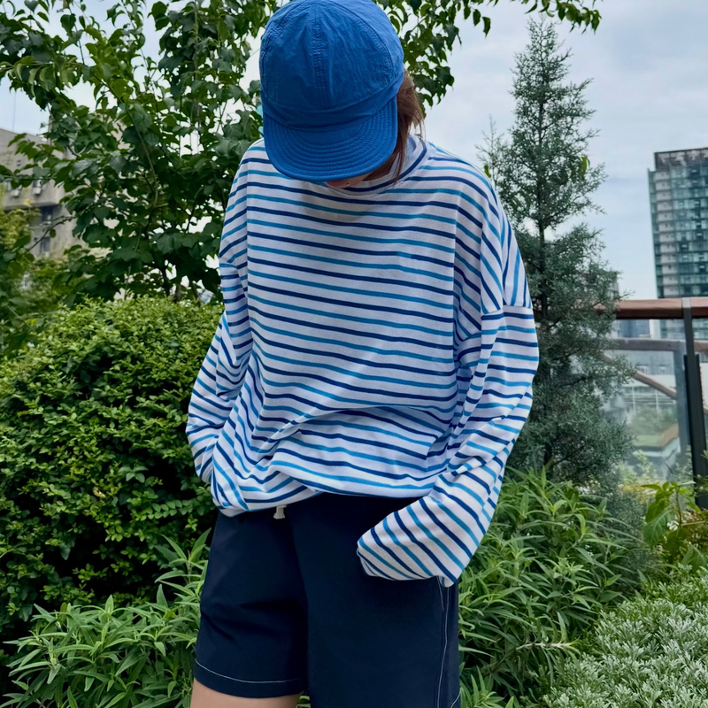 26 New Models of Striped Long-Sleeved Sun Protection T-Shirts