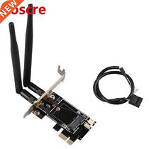 PCI-E X1 to M 2 NGFF E-Key WiFi Wireless Network Adapter Con