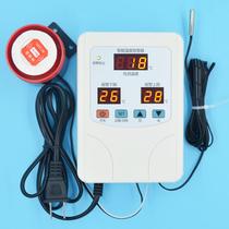 Intelligent temperature alarm upper and lower limits 220V high-precision over-temperature alarm low temperature and high temperature chicken coop breeding machine room