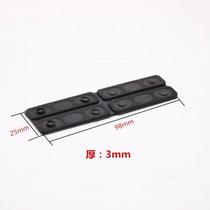 3mm hollow glass gasket plastic steel broken bridge aluminum alloy door and window plastic pad lifting pad door and window pad