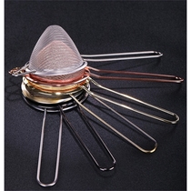 Cross-border ultra-precision 304 stainless steel filter filter deepened triangular conical funnel funnel mesh powder spreader