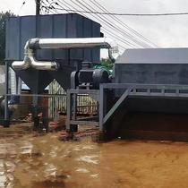 Large drum deburring and polishing machine Fired iron scrap iron processing barrel rust removal machine Metal scrap oxidation layer removal