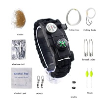 Wolf Warrior 2 Wu Jings same bracelet wilderness survival multifunctional special forces paracord bracelet with LED light outdoor equipment