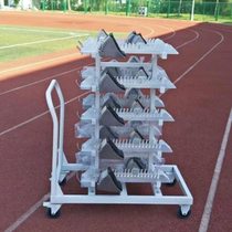 Track and field equipment Shot put rack mobile shot put cart transport vehicle Shot put rack transport trolley