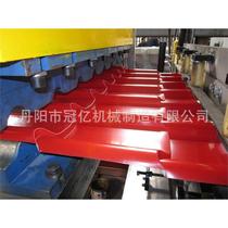 Export tile press color steel equipment shearing machine light steel structure color tile installation roof installation ridge tile