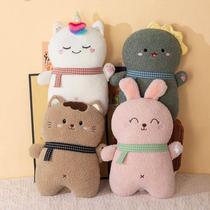 Super cute tec animal doll pillow rabbit plush toy children