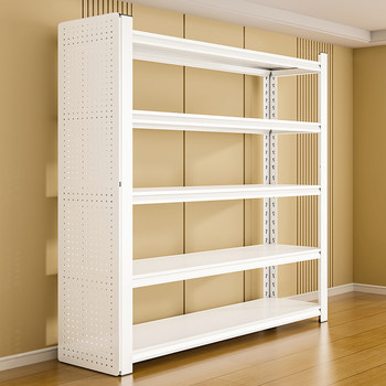 Household storage rack multi-layer storage rack living room bookshelf integrated wall storage rack supermarket sorting rack floor-standing shelf