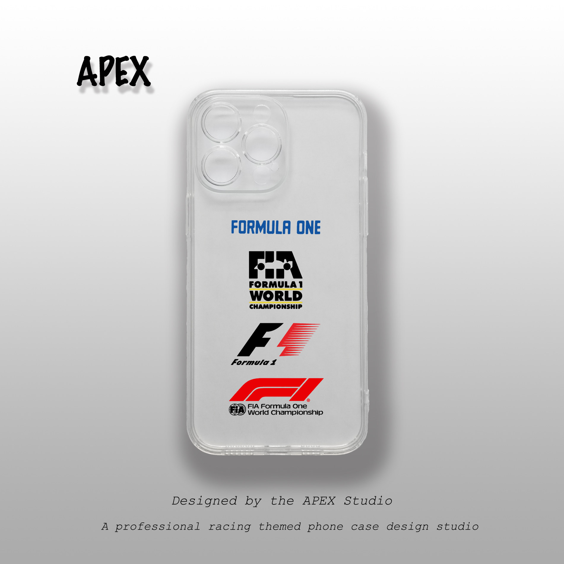 F1 FIA Logo Black iPhone Case
