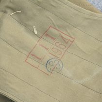 111 Factory old goods from 1964 55-style khaki canvas foam soldier pad carrying shoulder pads waistcoat wear-resistant and warm