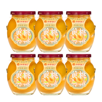 Ready-to-eat yellow peach heads 510g*6 fruit heads glass merchant super same style orange pear heads