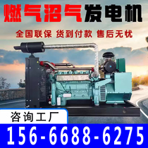 Gas generator set large 200 300kw natural gas biogas farm pasture power generation equipment high power