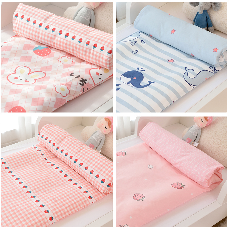 Baby mattress kindergarten cotton bedding cushion cover with core afternoon nap Children's bedclothes can be detached to wash baby bed bedding-Taobao