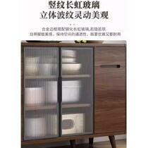 Integrated cabinet sideboard living room tea cabinet modern minimalist wine cabinet storage kitchen storage cabinet solid wood frame against the wall