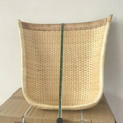 Directly Shipped from the Place of Origin, Traditional Wicker and Rattan Household Dustpan, Handmade Rural Wicker Basket for Home Use