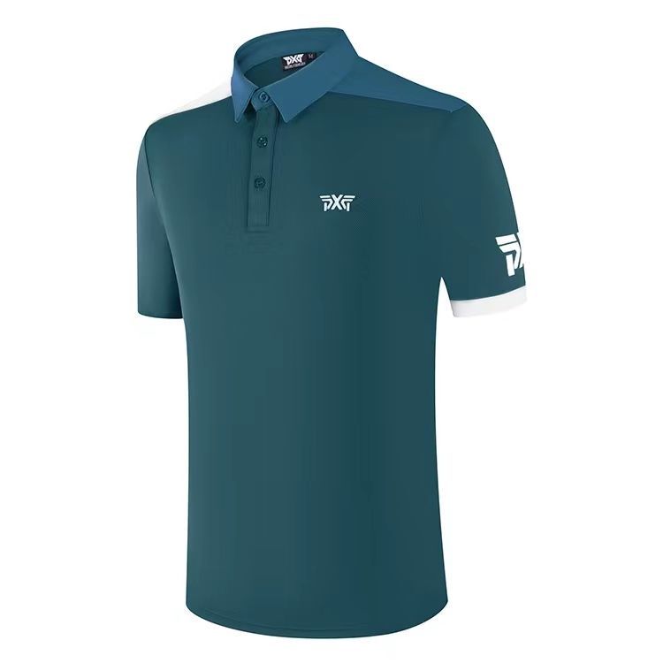 Pxg New Golf Men's Casual Tops Polo Shirts T-Shirts Jerseys Outdoor Short-Sleeved Sports Golf Clothes