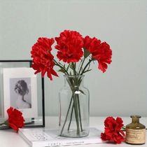 1PCS Artificial Carnation Flowers Simulation Silk Flowers