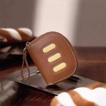 2025 new internet celebrity simple coin wallet cute zipper organ card bag high quality multi-card certificate storage bag