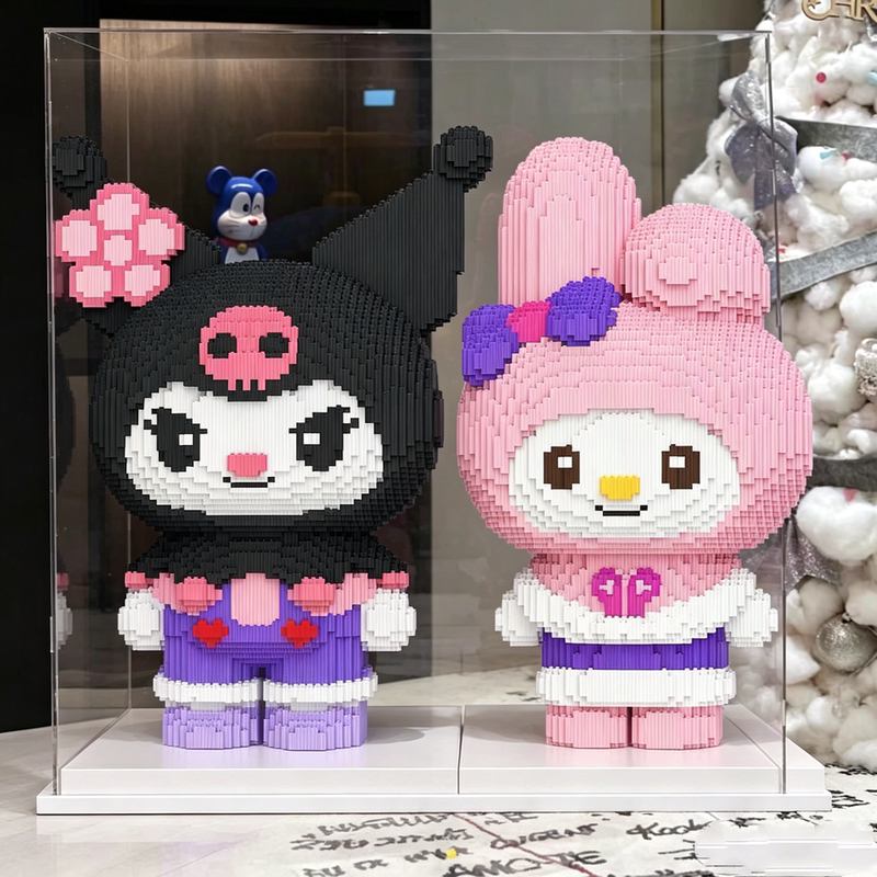 2026 New Giant Authentic Meiledi Kuromi National Trend Assembly Puzzle Building Block Toy Birthday Gift for Men and Women