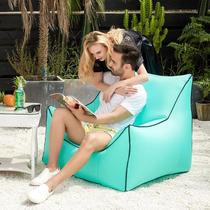Outdoor camping picnic tool-free inflatable sofa seat leisure portable car folding adult back chair