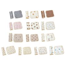 4-Layer Baby Waist Stool Drooling Bib Newborn Infant Teethin