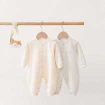 Newborn clothes long-sleeved baby clothes autumn long-sleeved crawling clothes super cute and cute pajamas baby one-piece