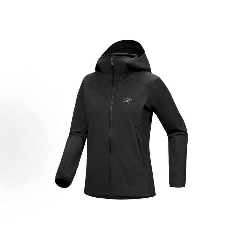 Arcteryx Gamma Hoody Casual and Comfortable Solid Color Windproof Breathable Soft Shell Jacket for Women