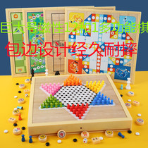 Checkers Adult Version Extra Large Large Go Gobang Flying Chess with Magnetic Childrens Educational Multifunctional Chess