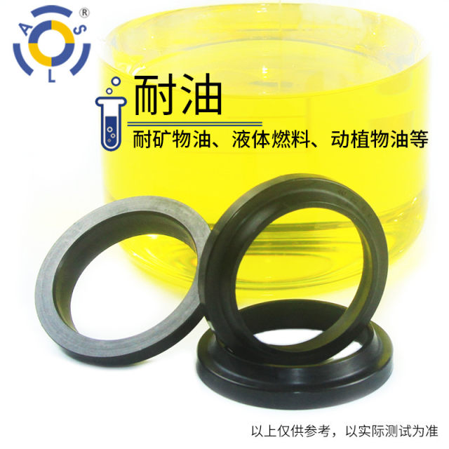 Rubber sealing ring cylinder piston rod sealing easy to install oil resistant J-type inner diameter 105~180mm dustproof oil seal