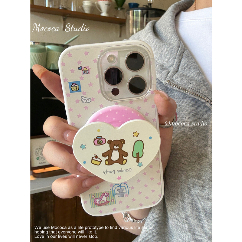 Mococa's "Garden Party" Antioxidant White-Edged Shell Phone Case! Magnetic Korean-Style Cute Illustration Original Acrylic Full-Cover Large Hole Phone Case Suitable for 18Promaxiphone17Pro Mococa's "Garden Party" Antioxidant White-Edged Shell Phone Case! Magnetic Korean-Style Cute Illustration Original Acrylic Full-Cover Large Hole Phone Case Suitable for 18Promaxiphone17Pro