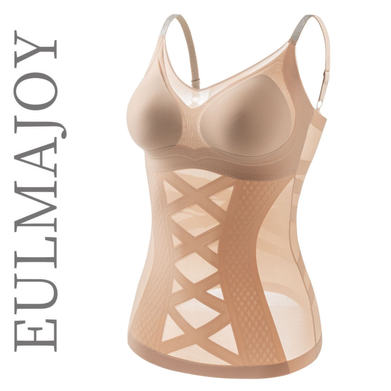 [Xinyi & Emma Jiao] Spring Waist 3.0 Mulberry Silk Tea Polyphenol Shaping Mesh Vest 273