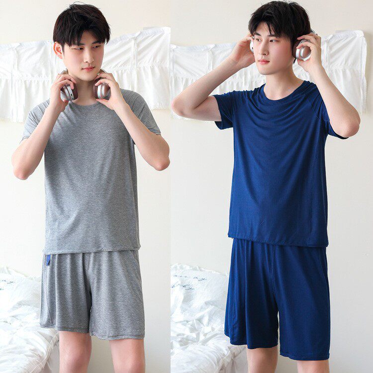 Atour Planet Men's Popular Deep Sleep Pajamas and Sleep Pants Home Wear Set, Women's Short-Sleeve with Chest Pad, 26 New Summer Models Atour Planet Men's Popular Deep Sleep Pajamas and Sleep Pants Home Wear Set, Women's Short-Sleeve with Chest Pad, 26 New Summer Models