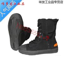 Emergency rescue boots anti-smash and anti-pinch shoes fire fighting training shoes combat boots forest canvas shoes size 38 without steel