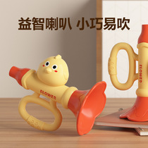 Small trumpet childrens toy baby baby blowing music blowing instrument trumpet harmonica blowing whistle whistle