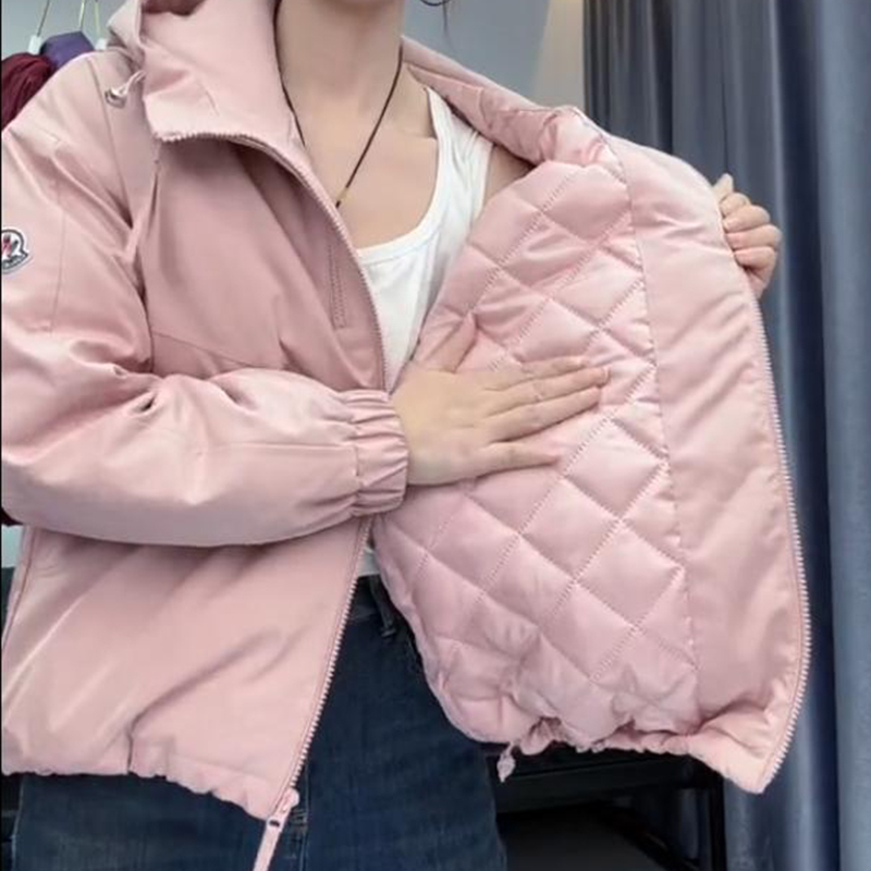 Short Thickened Windbreaker Jacket for Women, Autumn and Winter New Style 2026, Korean Version, Fashionable and Stylish, Versatile Top for Petite Figures Short Thickened Windbreaker Jacket for Women, Autumn and Winter New Style 2026, Korean Version, Fashionable and Stylish, Versatile Top for Petite Figures