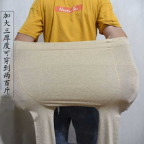 Autumn and winter new products plus fattened cotton flat bottoming socks for women plus velvet and thickened fat girl rich sister cotton vertical striped pantyhose