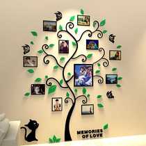 Cat Photo Frame Tree 3D Acrylic Three-dimensional Wall Sticker Entrance Living Room Dining Room Bedroom Childrens Room Wall Decoration