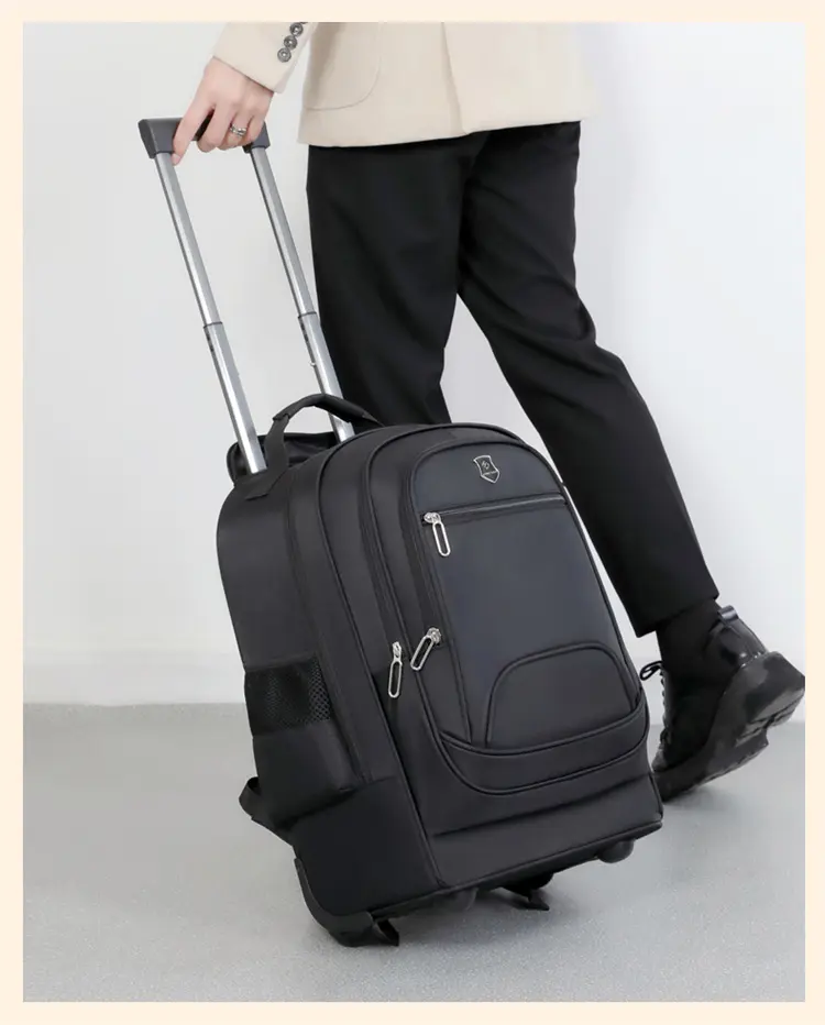 Детский чемодан 带拉杆可背可拉两用折叠旅行包行李箱出门出差商务高端手提双肩包