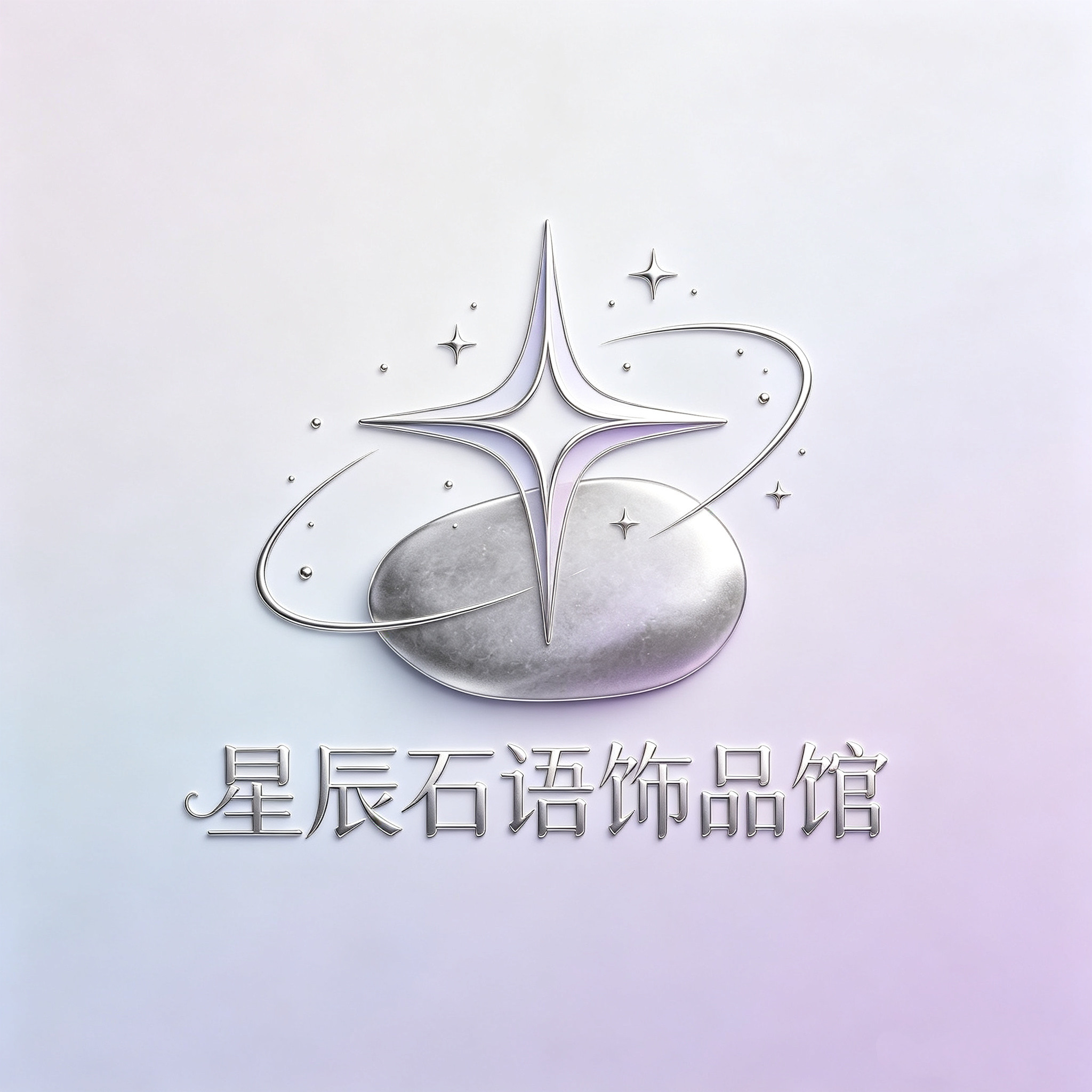 星辰石语饰品馆的LOGO