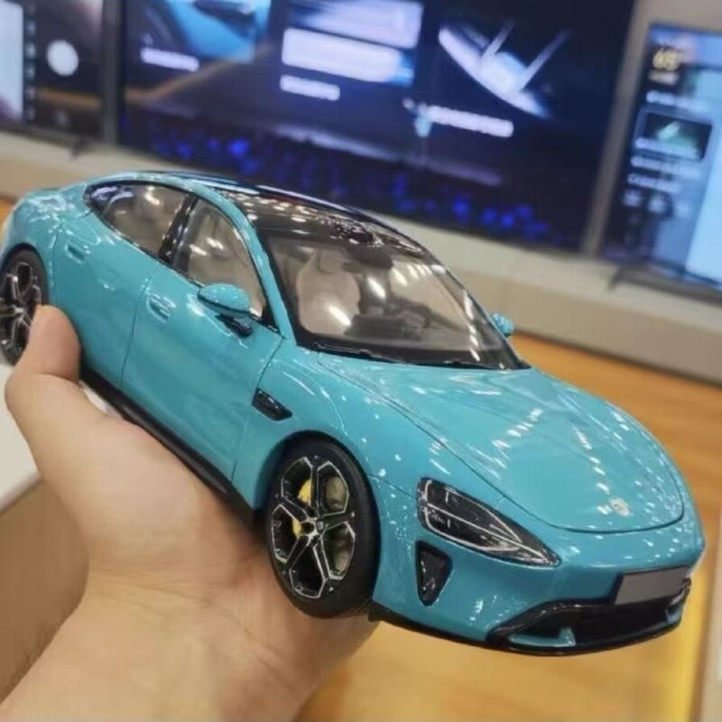 Realistic Su7 Ultra Die-Cast Racing Car Lightning Model Alloy Car Model 1:24 Boy's Collectible Simulation Car Toy Car