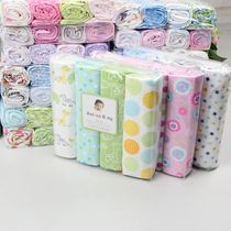 4 pieces flannel baby blanket swaddle set 76*76cm cotton car