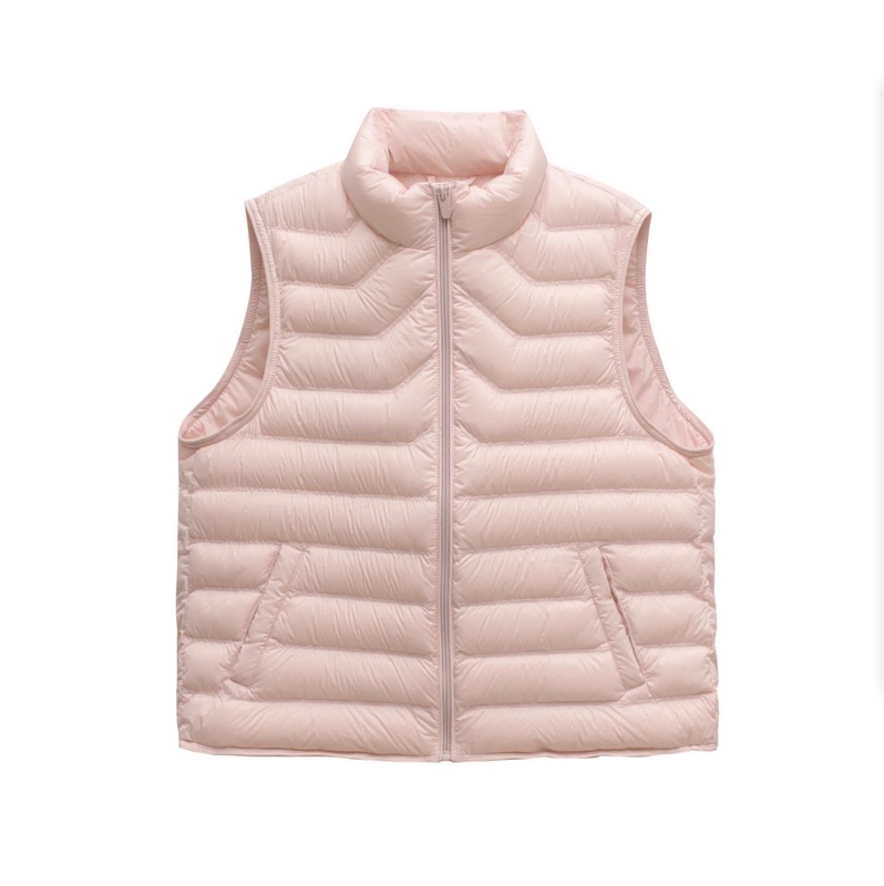 【Trial Price, Exchangeable】26 Winter New Product 90% White Goose down Ribbed Puff Shorts down Vest 8006 【Trial Price, Exchangeable】26 Winter New Product 90% White Goose down Ribbed Puff Shorts down Vest 8006