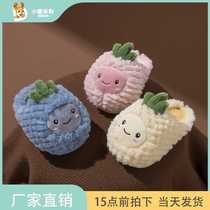 Childrens cotton slippers 2023 new style boys and girls home non-slip cartoon baby furry slippers childrens slippers winter