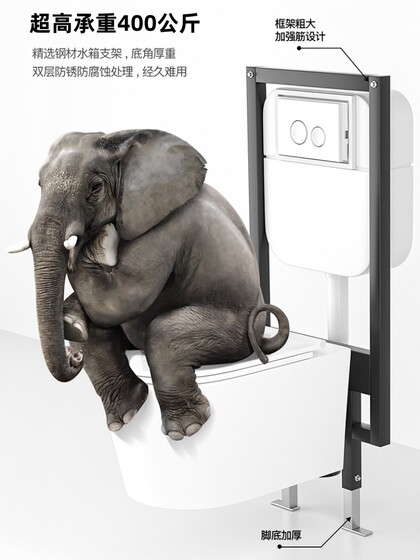 德国汉斯hansrapo壁挂马桶直冲式悬空挂壁式坐便器含水箱