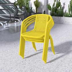 Outdoor Garden Leisure Rattan Chair with Thickened Frame, Rattan Woven Chair for Guesthouses, Elderly Leisure Outdoor Sun Protection Chair