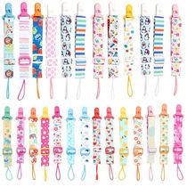 New Cute Print Baby Pacifier Clips Anti-lost Pacifier Holder