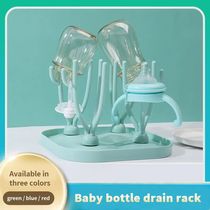 Baby Bottle Rack Foldable Baby Bottle Cleaning Dryer Drainer