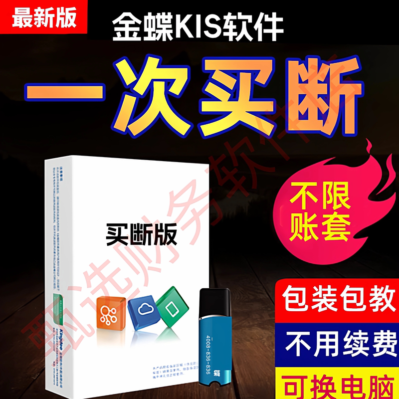 Kingdee Financial Software Kis Professional Version Mini Version Standard Version 14.0 Dongle Accounting Standalone Version for Permanent Use